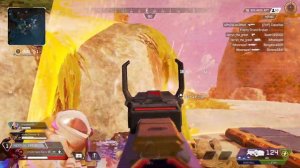 Pathfinder is having fun with a Sentinel 🤠 S19 Battle Royale. [Apex Legends - Highlight - Feb.24]