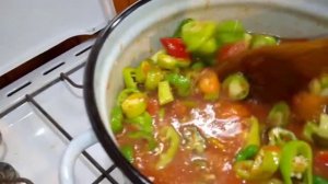 32.ОСТРОЕ ЛЕЧО С ПЕРЦЕМ ЧИЛИ И ЧЕСНОКОМ!ДЛЯ ЛЮБИТЕЛЕЙ ЖГУЧЕГО!ГОТОВЛЮ НЕСКОЛЬКО ЛЕТ-ВСЕ В ВОСТОРГЕ!