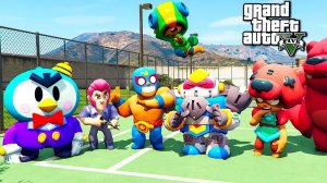 БРАВЛ СТАРС ИГРА ЗА ВОЛЬТА И ЛЕОНА В ГТА 5 МОДЫ! BRAWL STARS ОБЗОР МОДА В GTA 5! ИГРЫ ГТА ВИДЕО MODS