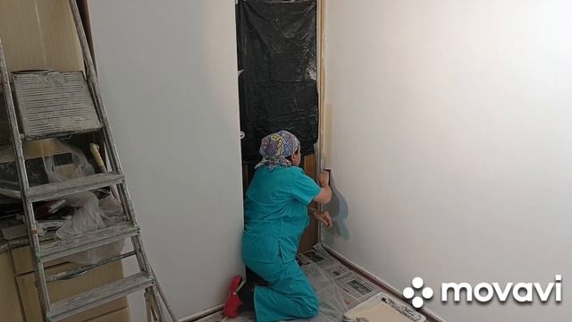 Нанесение краски под декоративную штукатурку , инструмент