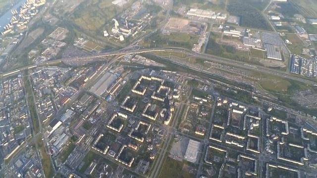 Купчино с высоты 1500 метров