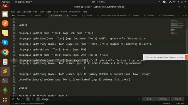 MongoDB CRUD operations MongoDB Tutorials смотреть онлайн
