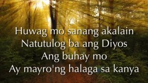 Natutulog Ba Ang Diyos - Gary Valenciano (Lyrics Video)