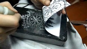Ручная гравировка по граниту