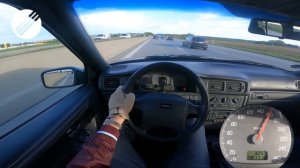 2000 VOLVO V70 2.4 TOP SPEED DRIVE ON GERMAN AUTOBAHN ?