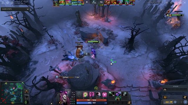 Dazzle Hard Support Gameplay - Patch 7.22e (Dota 2 Gameplay) смотреть онлайн