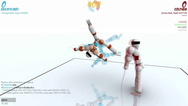 Пытаемся сделать сальто! (Toribash)