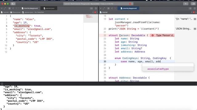 Parsing JSON step by step using Codeable protocol in Xcode 12.4 Swift 5 in 2021 (Part 2/3) смотреть онлайн