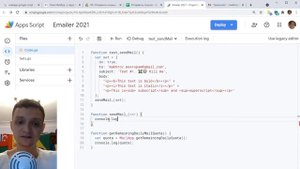 #10. Коллекция скриптов Google. Отправляем письма на почту