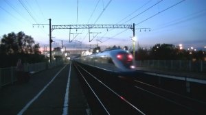 "Сапсан" ЭВС1-14 (с ЭВС1-13) Москва - Санкт-Петербург