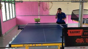 Forehand Technique With Short Pips Rubber | Yinhe Uranus Poly