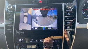 Работа камер 360 и сонар Toyota Harrier ZSU60 ZSU65 AVU65