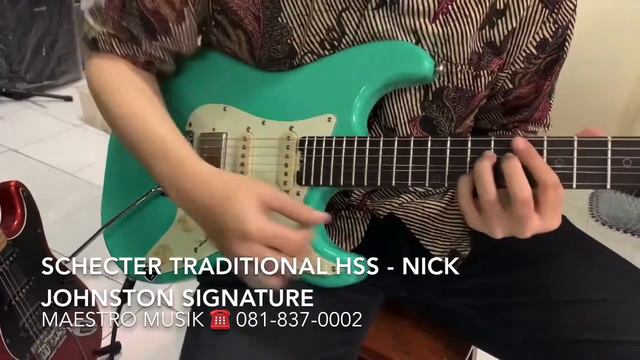 Review SCHECTER nick johnston traditional ... sound nya kuerreeennn !!! смотреть онлайн