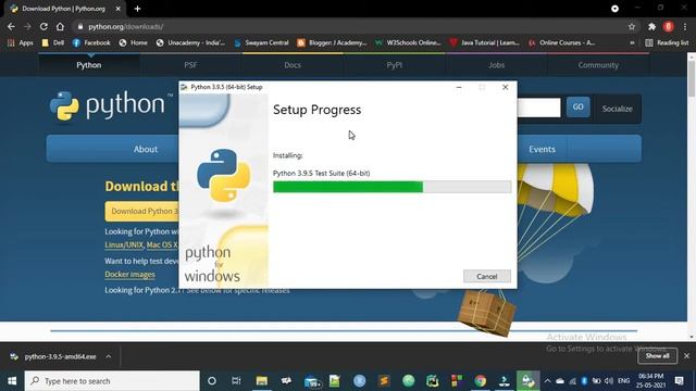 How to install python idle 3.9.5 in Windows 10 -Part1 | Python Programming for Beginners |  JAcadem