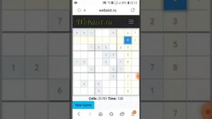 Игра Судоку Sudoku online