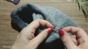 Трикотажный шов петля в петлю на ластовице