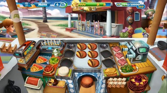 Cooking Fever Game Cafe Mexicana Level 3⭐⭐⭐ смотреть онлайн