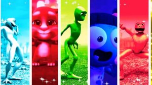 COLOR DANCE CHALLENGE PATILA VS DAME TU COSITA VS ALIEN GREEN VS EL TAIGER ME KEMASTE