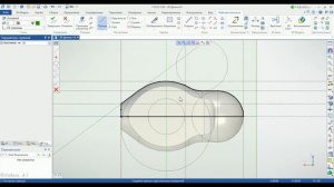 Инженерная графика Линия среза Построение в T-Flex CAD