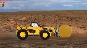 Строительные машинки.  Погрузчик. МУЛЬТИК-ПАЗЛ для маленьких зрителей