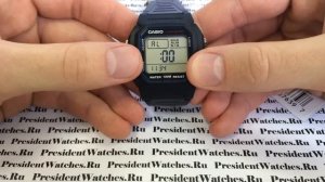 Часы Casio Illuminator W-800H-1A - видео обзор недорогих Casio | Watch-Forum.RU