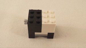 How to make a LEGO Minecraft Panda and a panda baby?