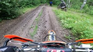 Эндуро после дождя, треш и грязь как всегда! Смотреть всем!