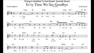 "Every Time We Say Goodbye" Cole Porter