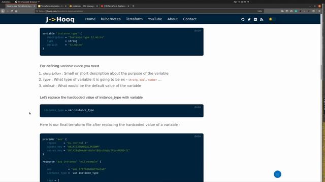 Terraform Input Variable (string, number, bool, list, map...) | How to use Terraform Input Variable