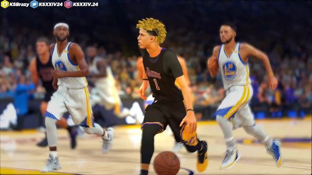 NBA 2K17 MyCAREER LaMelo Ball #9 - LaMelo DESTROYS Curry!!! MY LAST 2K17 VIDEO! смотреть онлайн