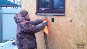 Утепление Эковатой  в стены через ОСБ без мембран