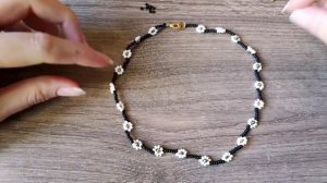 Комплект Ромашки из бисера || Украшения из бисера 2020 || Своими руками за 40 грн