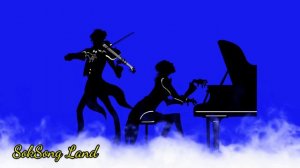 Chromakey Stock ,  Piano Player & Violin Player , BGM Healing Piano Tunes