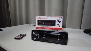 DV - Pioneer . ok 214 автомагнитола бюджетная