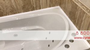 Акриловый бордюр для ванны. Эстетичный внешний вид и надежная герметизация!