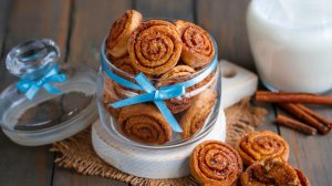 🍪 Печенье на кефире без яиц - рецепт простой выпечки спиральками