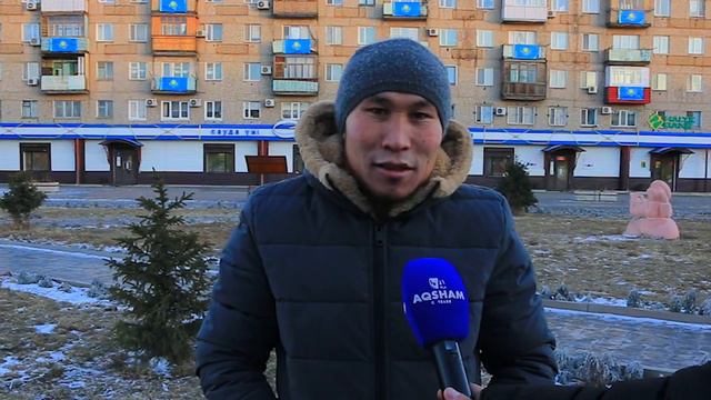 С Днём Независимости РК! Жители города Сатпаев поздравляют земляков с национальным праздником смотреть онлайн