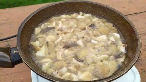 Маслята, жареные в сливочном масле