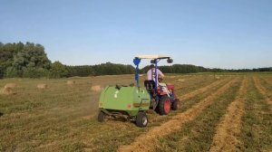 КМЗ-012 с китайским пресс-подборщиком 0850