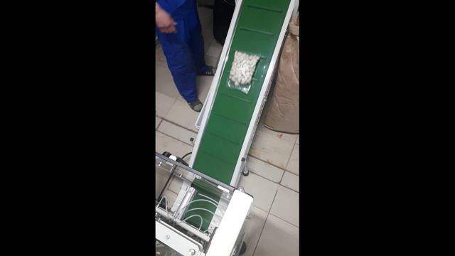 Дозирование и упаковка пельменей (Линейный весовой дозатор) смотреть онлайн