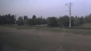 Раннее утро. Въезд на поезде в Ростов-на-Дону