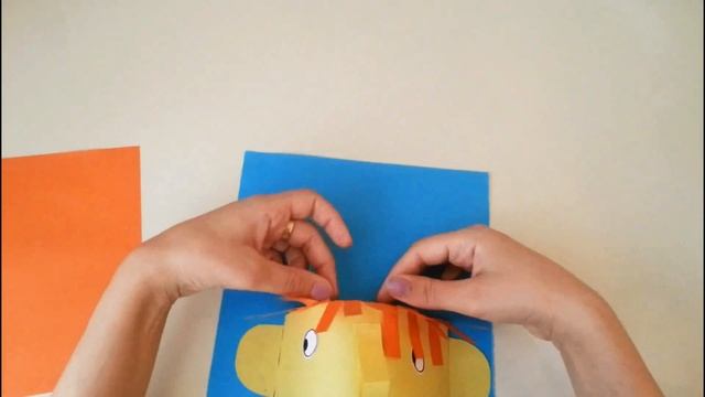 Как сделать аппликацию из цветной бумаги  #DIYpapercraft