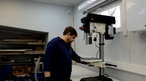 JET JWDP-12. Настольный сверлильный станок с вариатором и цифровой индикацией.