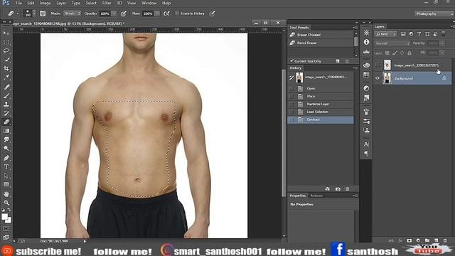 How to set six pack edit in photo shop CC 2020 ..... смотреть онлайн