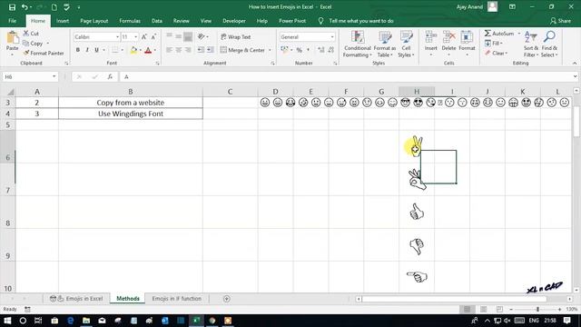 How to add Emojis in an Excel Formula смотреть онлайн
