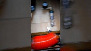 Переделка автомобильного компрессора для аэрографа.Емкость для воздуха в каркасе из полипропилена ч