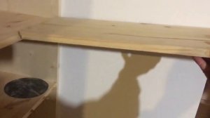 Делаю полки из мебельных щитов