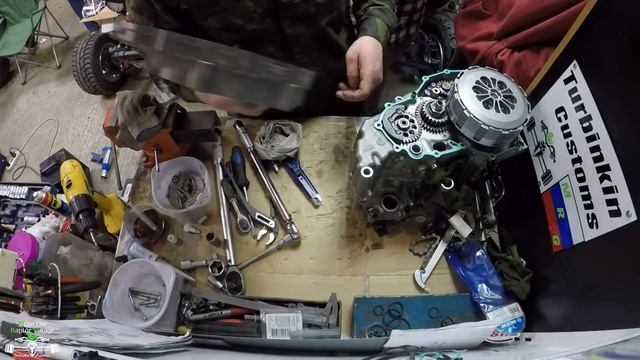 Переборка мотора Yamaha YFZ450R / Клиентский квадр из Питера.