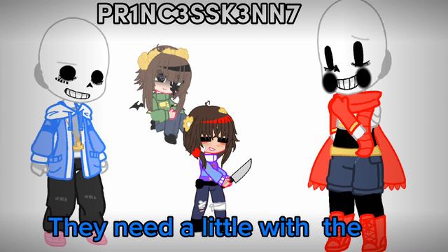 Addicted to the knife | Undertale | ft: Sans , Papyrus , Frisk and Chara смотреть онлайн