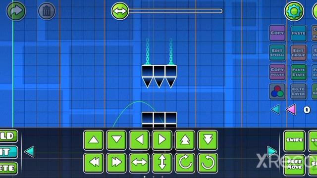 КАК СДЕЛАТЬ ТАК  ЧТОБЫ БЛОК ДВИГАЛСЯ ВО ВРЕМЯ ИГРЫ/ОТВЕТ ТУТ! (ГЕОМЕТРИ ДЕШ)